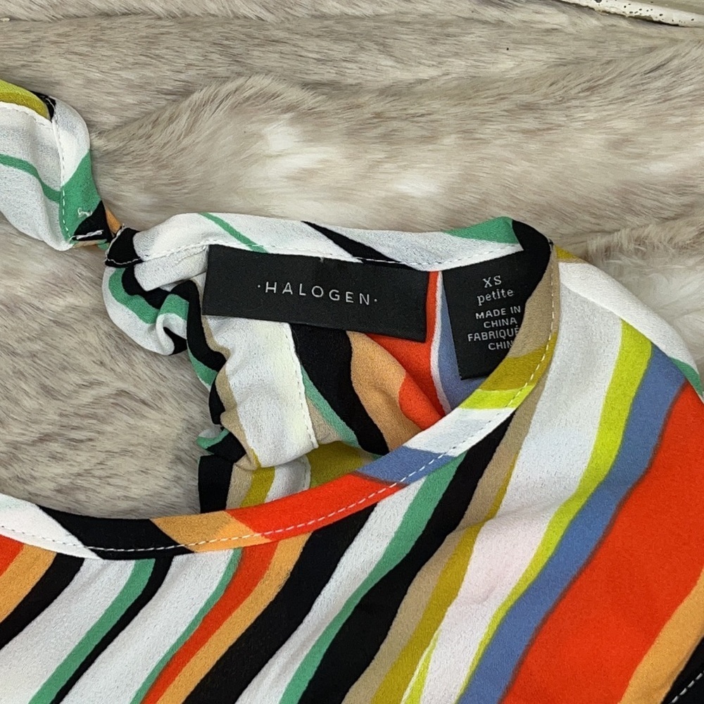 Halogen | Sleeveless, Striped Top, NWT - Picture 5 of 7